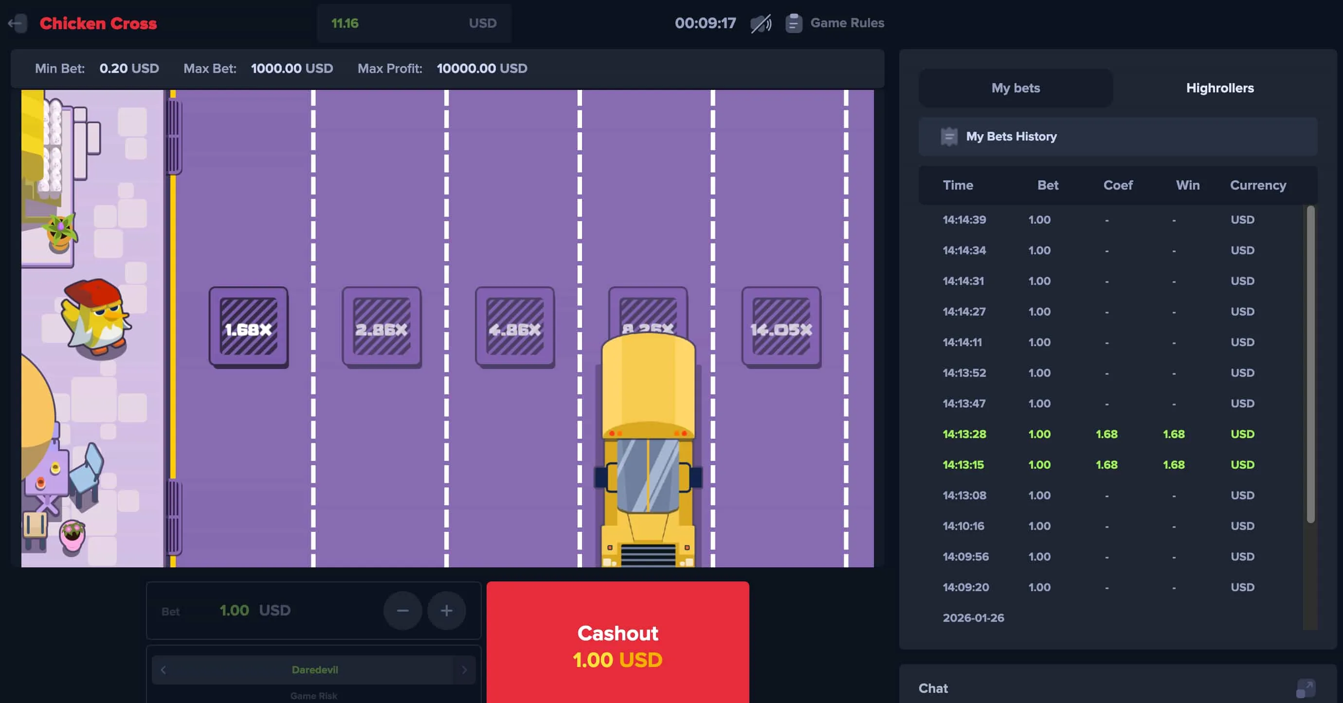 Demo Gratuita di Chicken Cross Firmata Upgaming Demo Gratuita di Chicken Cross Firmata Upgaming